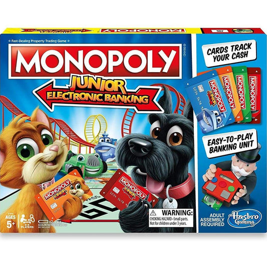 MONOPOLY JUNIOR ELECTRONIC BANKING by Hasbro