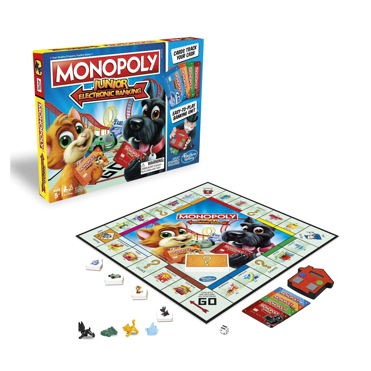 MONOPOLY JUNIOR ELECTRONIC BANKING by Hasbro