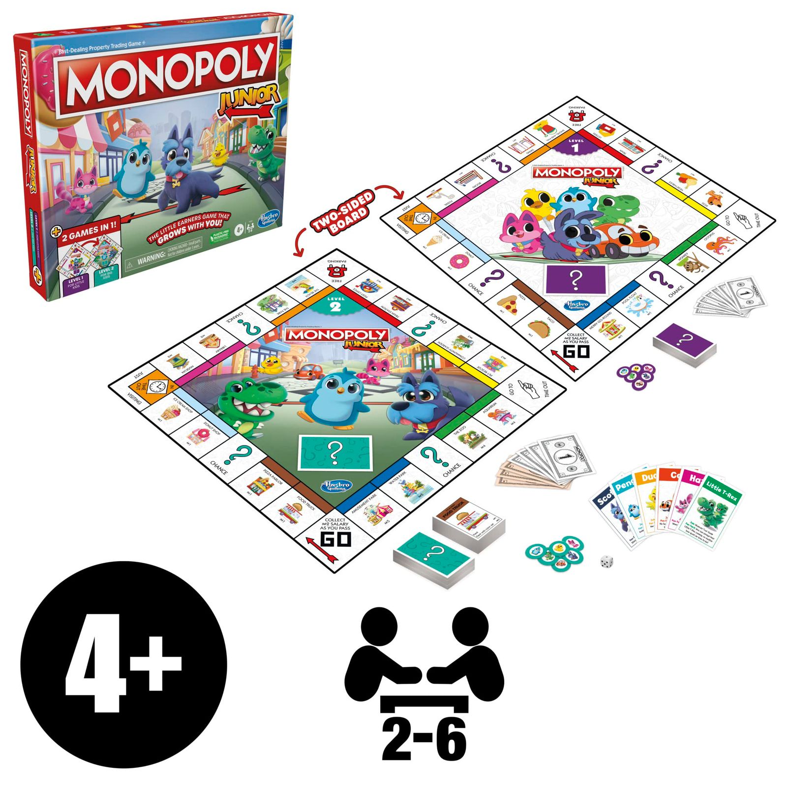 MONOPOLY JUNIOR (ENG/FR) by Hasbro