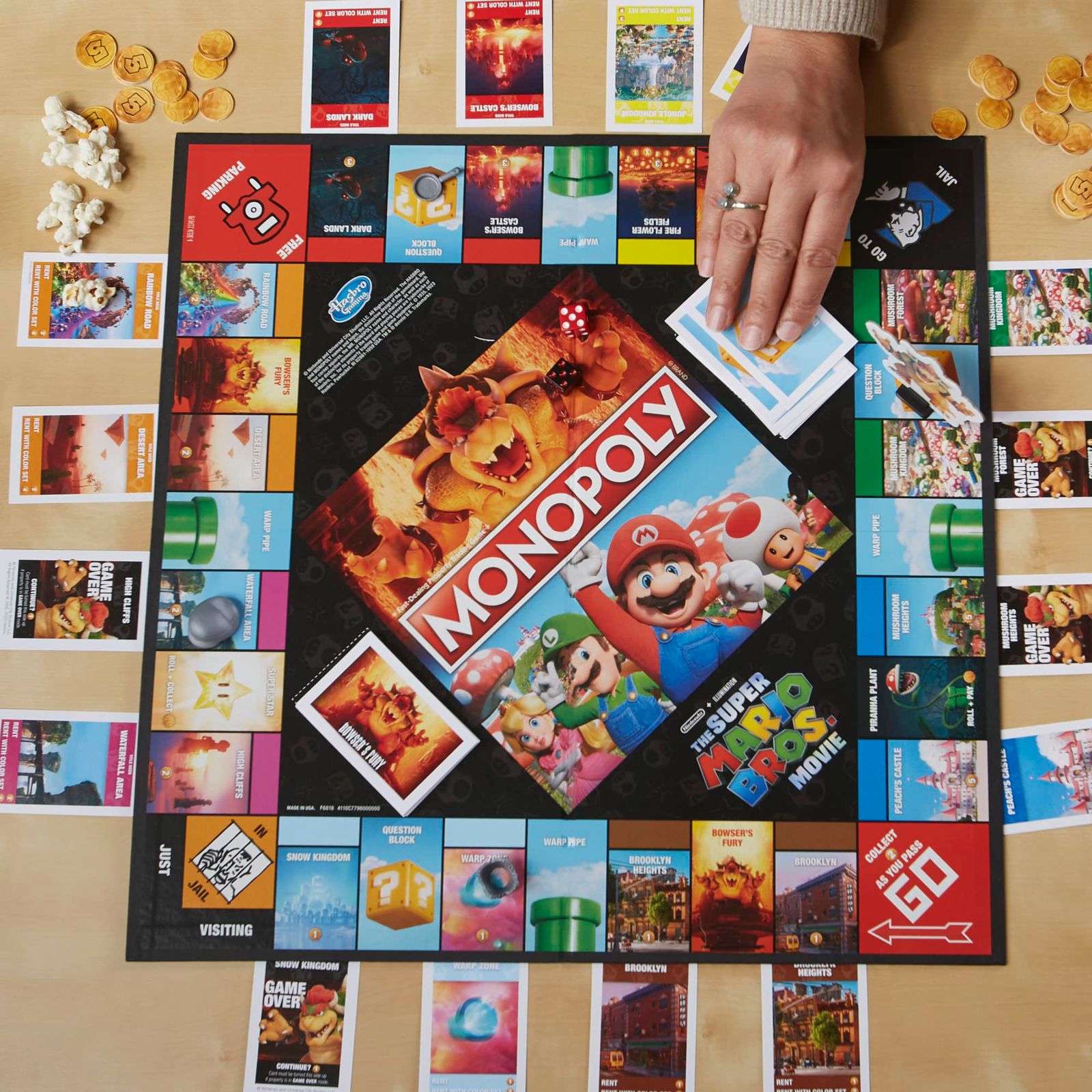 MONOPOLY THE SUPER MARIO BROS. MOVIE by Hasbro
