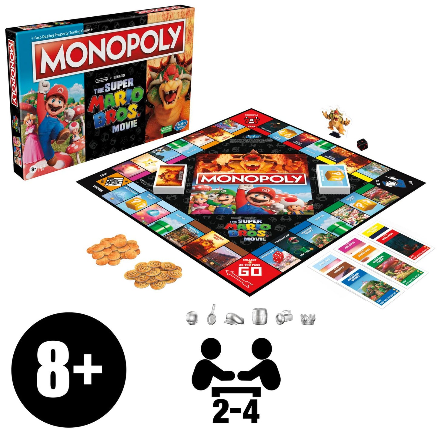 MONOPOLY THE SUPER MARIO BROS. MOVIE by Hasbro