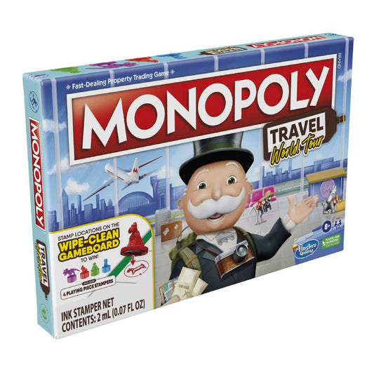 MONOPOLY TRAVEL WORLD TOUR (ENG/FR) by Hasbro