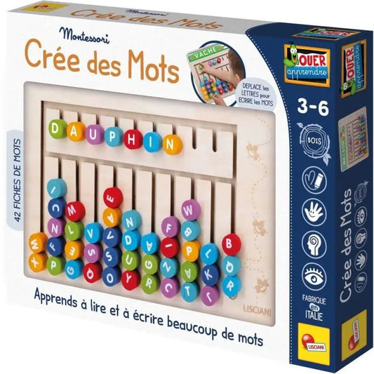 MONTESSORI CREE DES MOTS by Lisciani