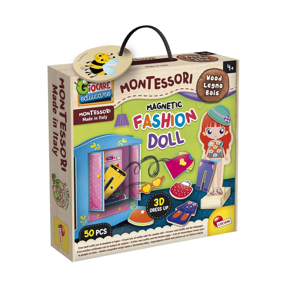 MONTESSORI MAGNETIC FASHION DOLL by Lisciani