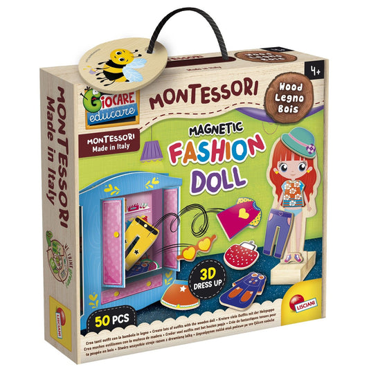 MONTESSORI MAGNETIC FASHION DOLL by Lisciani