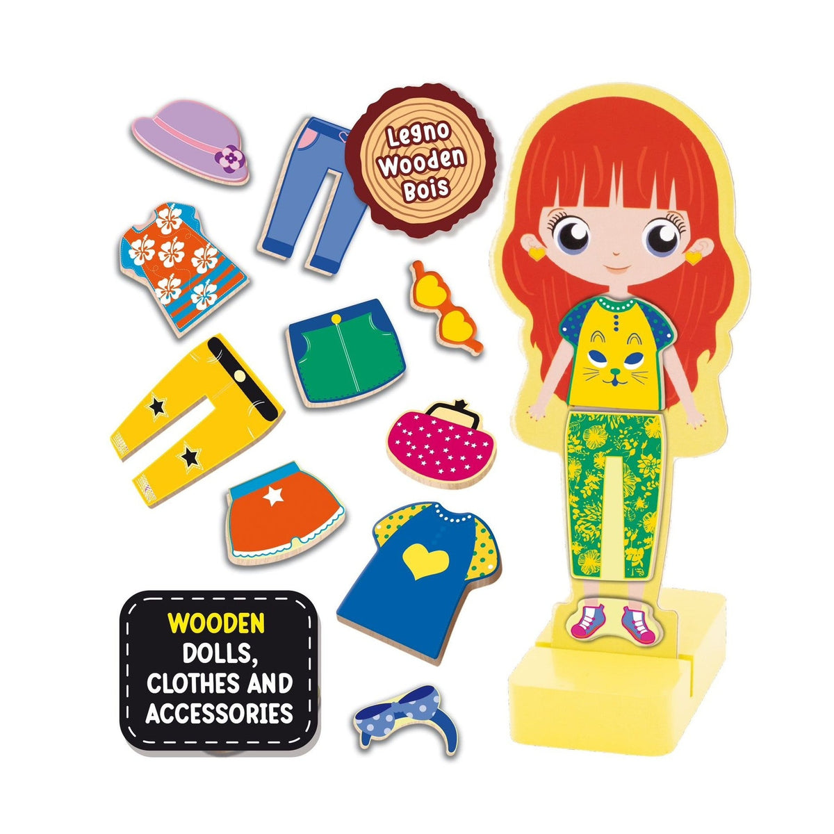 MONTESSORI MAGNETIC FASHION DOLL by Lisciani