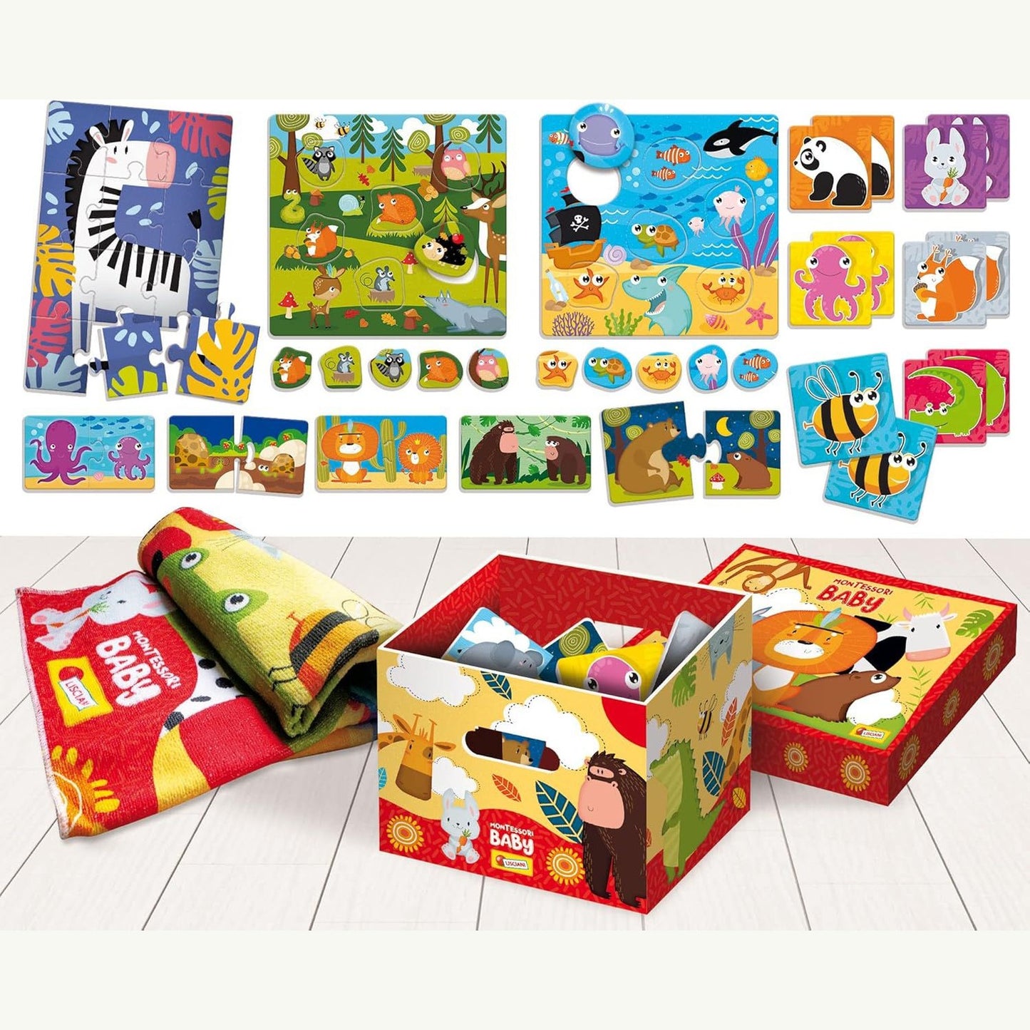 MONTESSORI PLAY ON THE FLOOR by Lisciani