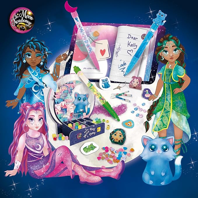 MOON MAGIC PENS & DIARY by Lisciani