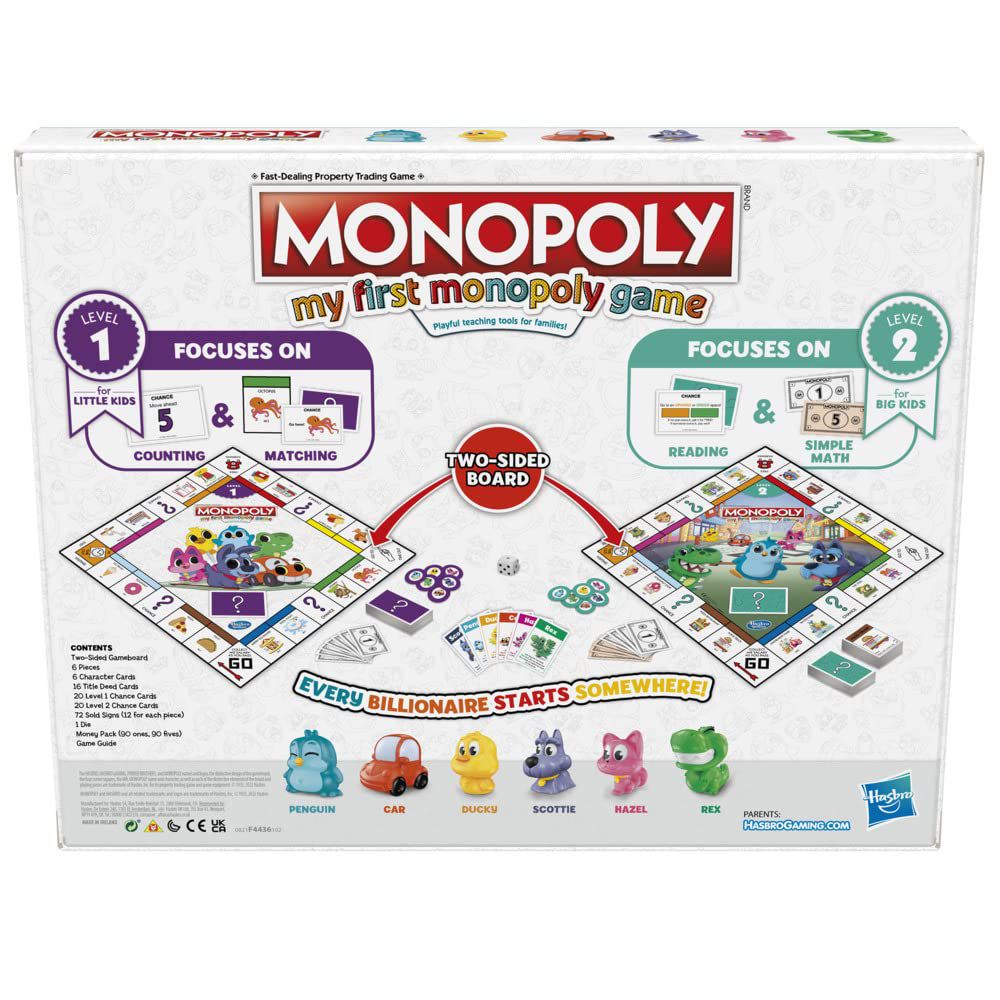 MY FIRST MONOPOLY (ENG/FR) by Hasbro