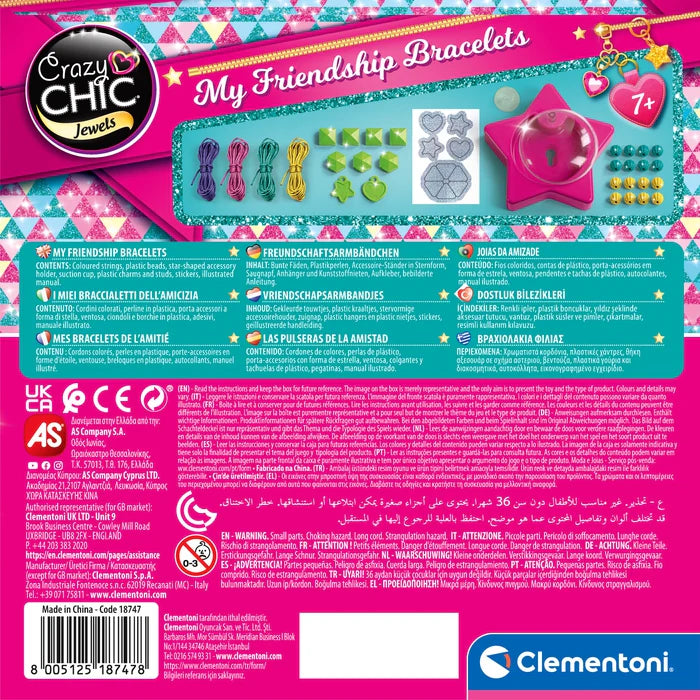 MY FRIENDSHIP BRACELETS by Clementoni