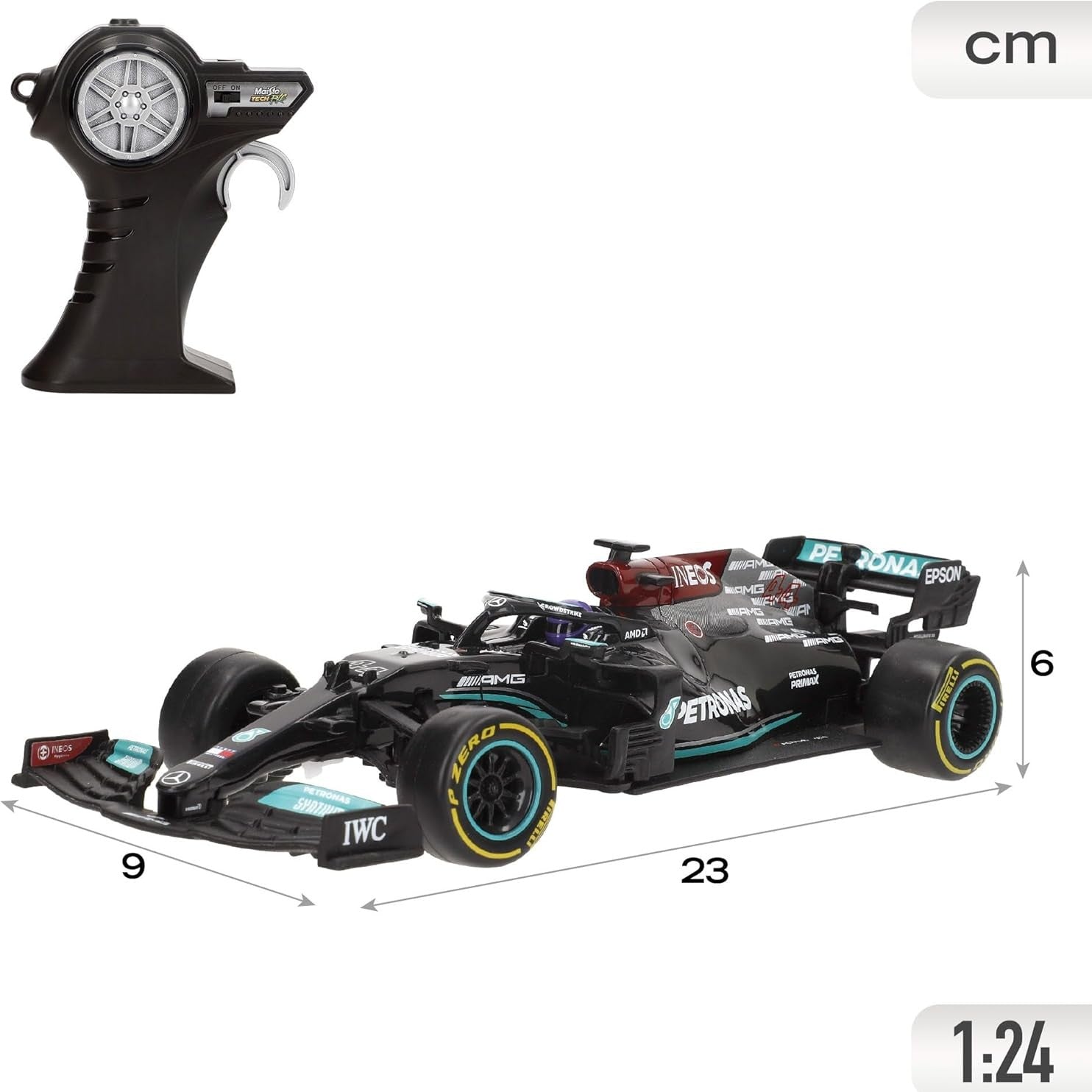 Maisto 1:24 Premium RC F1 Mercedes Season L Hamilton by Maisto