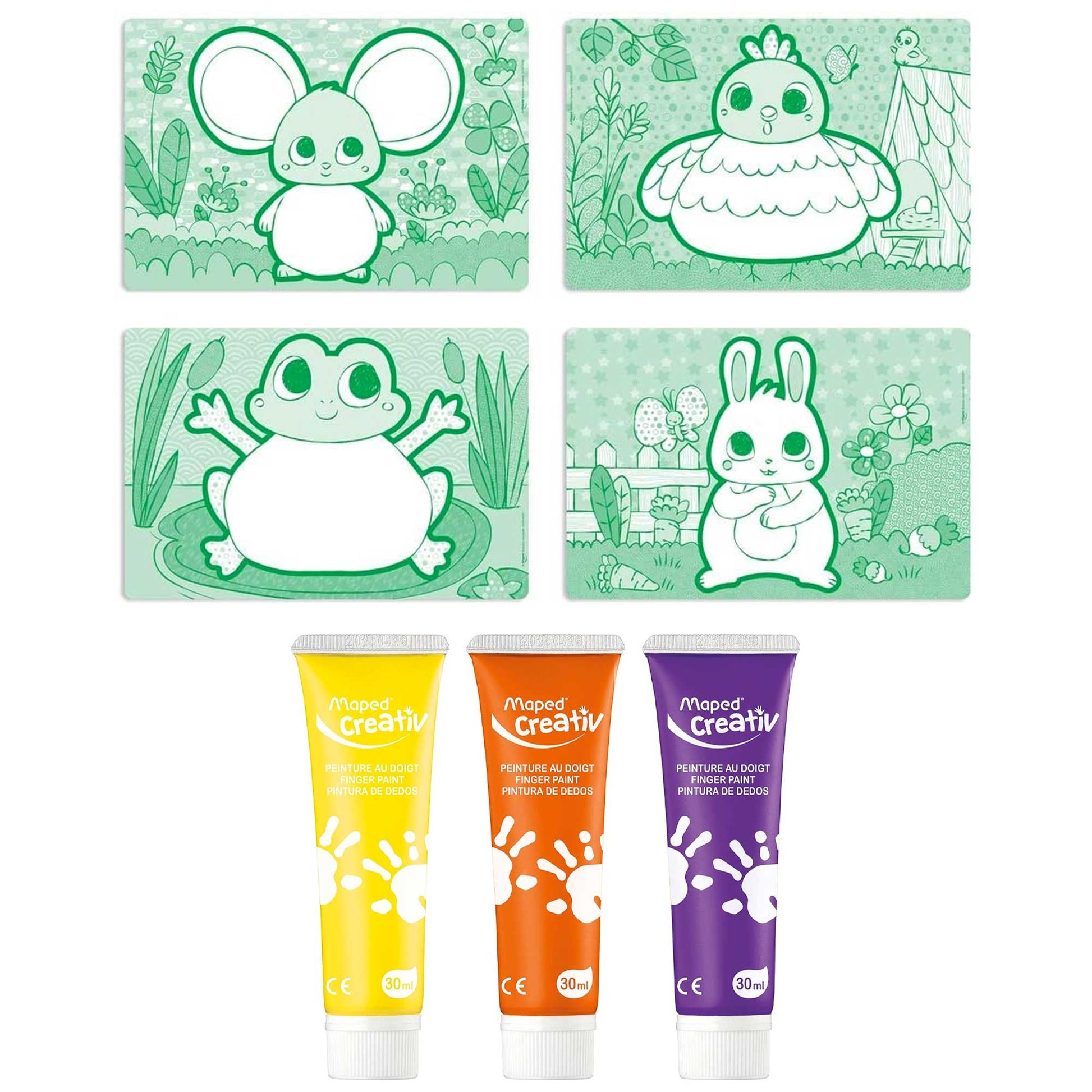 Maped Creativ Early Age - My First Finger Paints Kit by Maped Creativ
