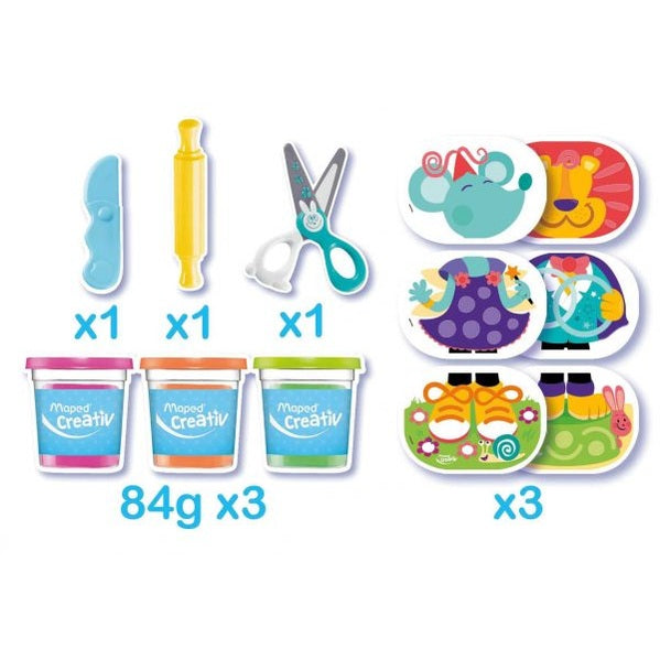 Maped Creativ My First Modeling Dough 9 Piece Kit by Maped Creativ