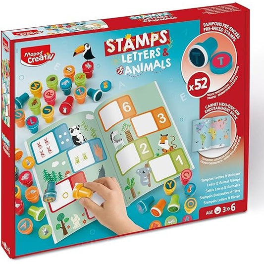 Maped Creative - Stamps - LETTERS & ANIMALS by Maped Creativ