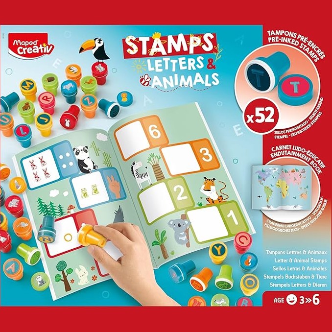 Maped Creative - Stamps - LETTERS & ANIMALS by Maped Creativ
