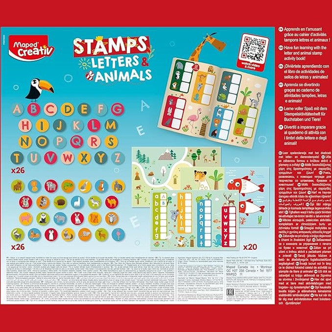 Maped Creative - Stamps - LETTERS & ANIMALS by Maped Creativ