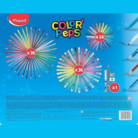 Maped Helix Color'Peps Coloring 100 Piece Art Set by Maped Creativ