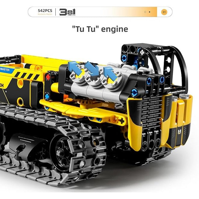 Mechanical Masters 3 in 1 Crawler (8038) by Mechanical Masters