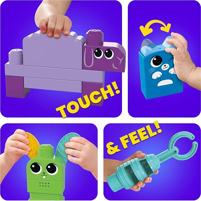 Mega Bloks Fisher Price Toddler Building Blocks Toy Set by Mattel