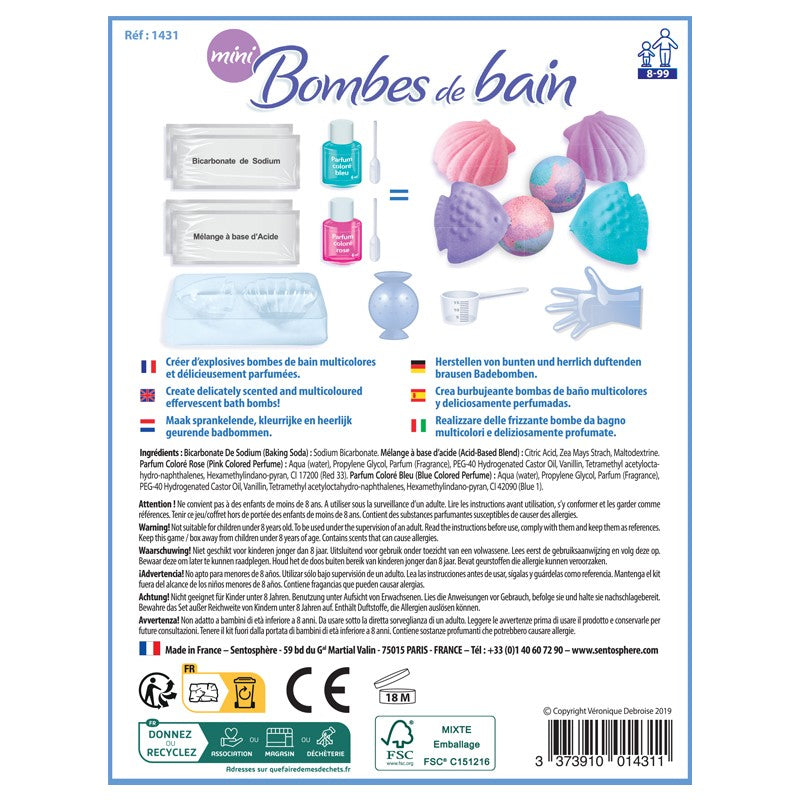 Mini Bombes de Bain by Sentosphere