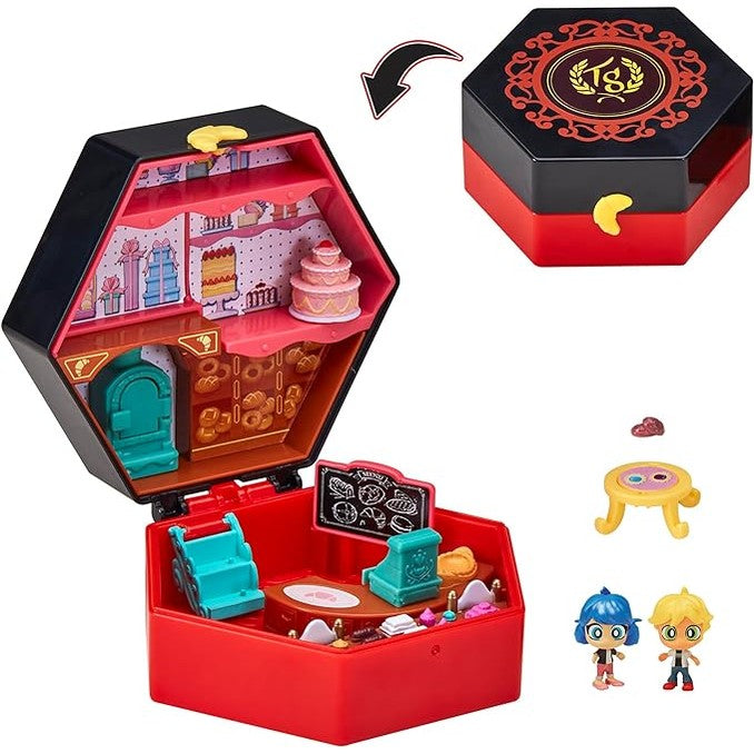 Miraculous Chibi Boulangerie: Cakes & A Crush Miracle Box Playset by Playmates Toys