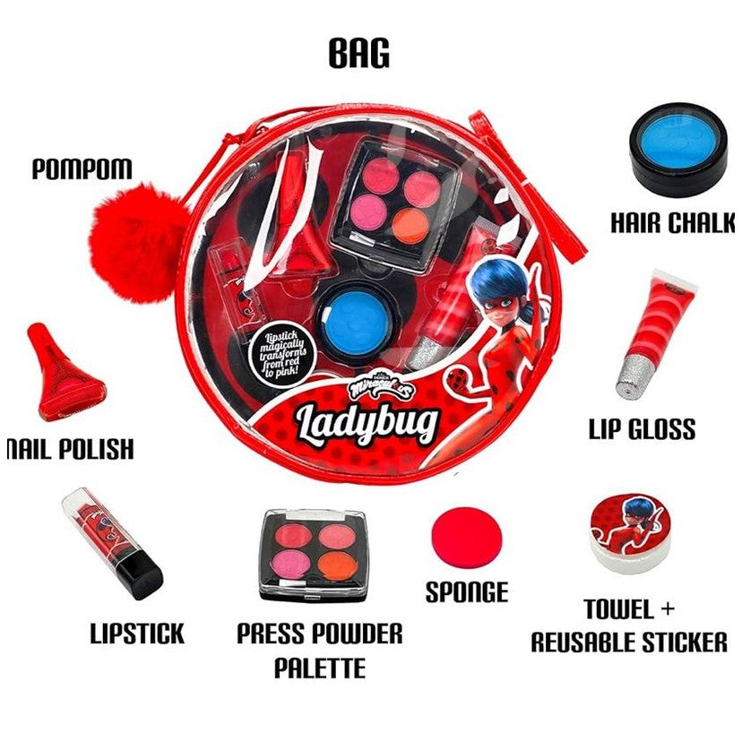 Miraculous Playset Marinettes 10-in-1 Makeup Cosmetic Case by Playmates Toys