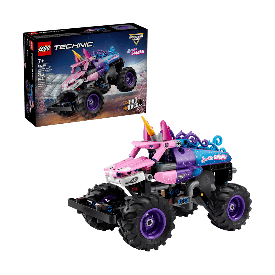 LEGO Monster Jam Sparkle Smash Pull-Back (42220) by LEGO
