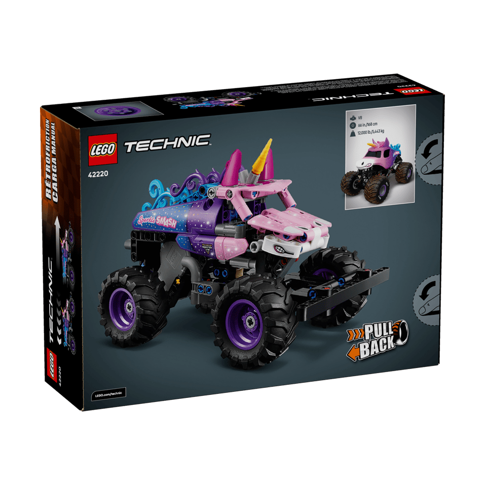 LEGO Monster Jam Sparkle Smash Pull-Back (42220) by LEGO