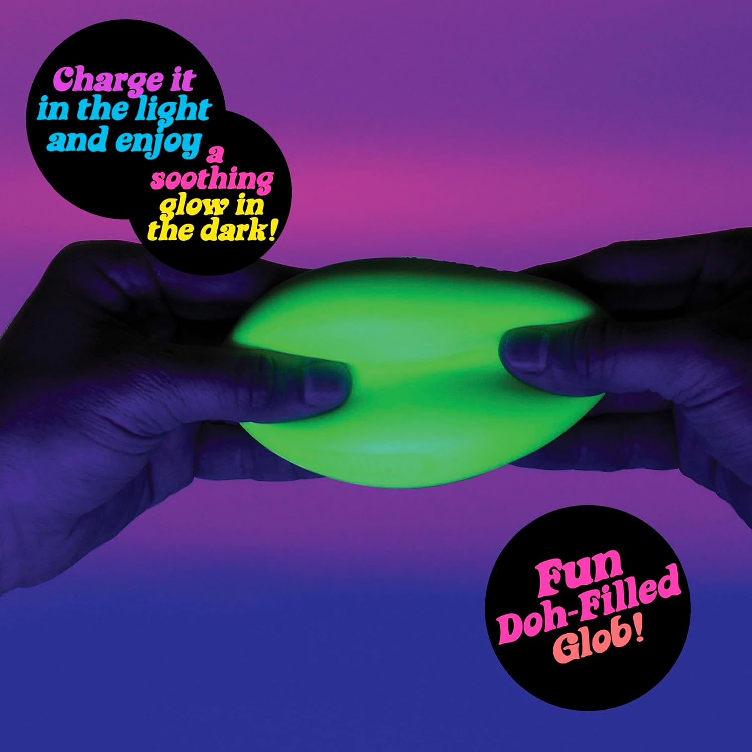 NeeDoh Glow in The Dark by Schylling