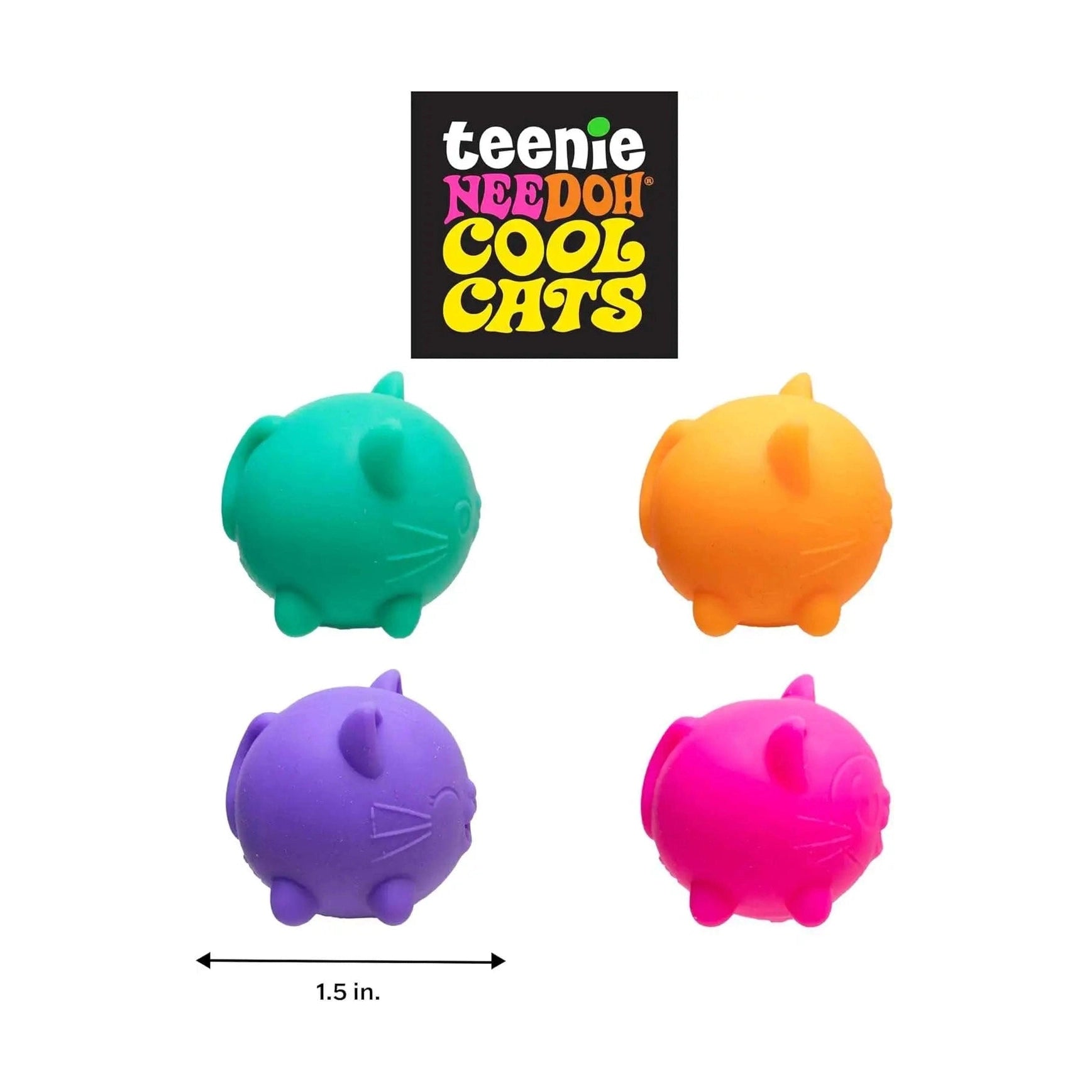 NeeDoh Teenie Cool Kittens 4 PACK NEW LAND needoh-teenie-cool-kittens-4-pack-new-land