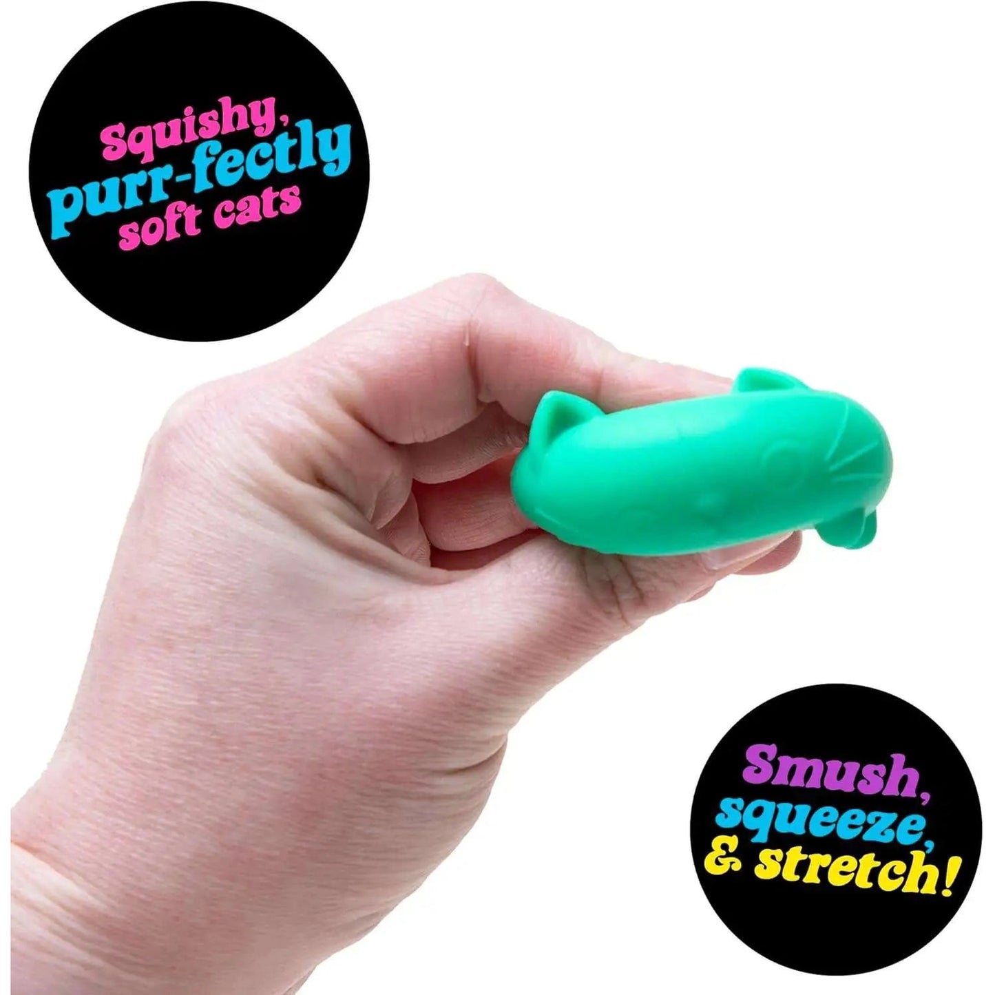NeeDoh Teenie Cool Kittens 4 PACK by Schylling