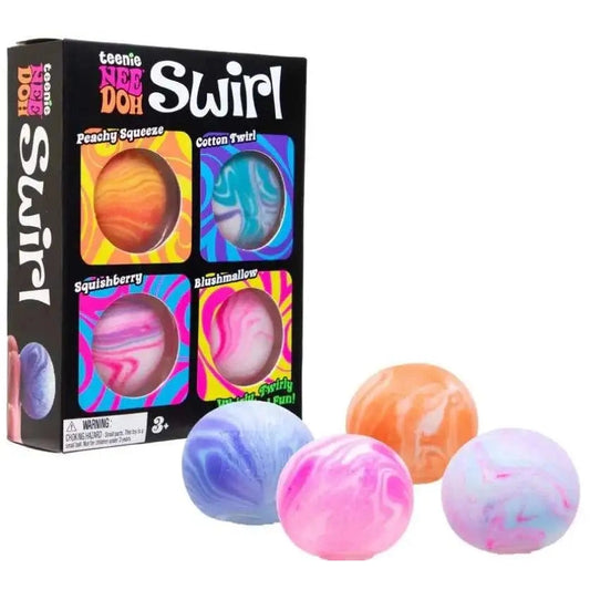 NeeDoh Teenie Swirl 4-Pack by Schylling