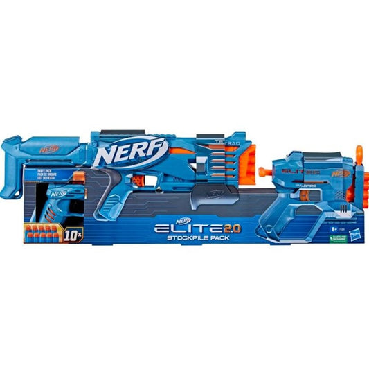 Nerf Elite 2.0 Stockpile 3-Blaster Pack by Hasbro
