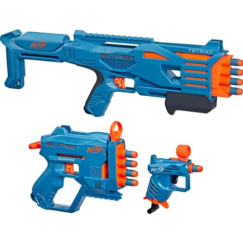 Nerf Elite 2.0 Stockpile 3-Blaster Pack by Hasbro