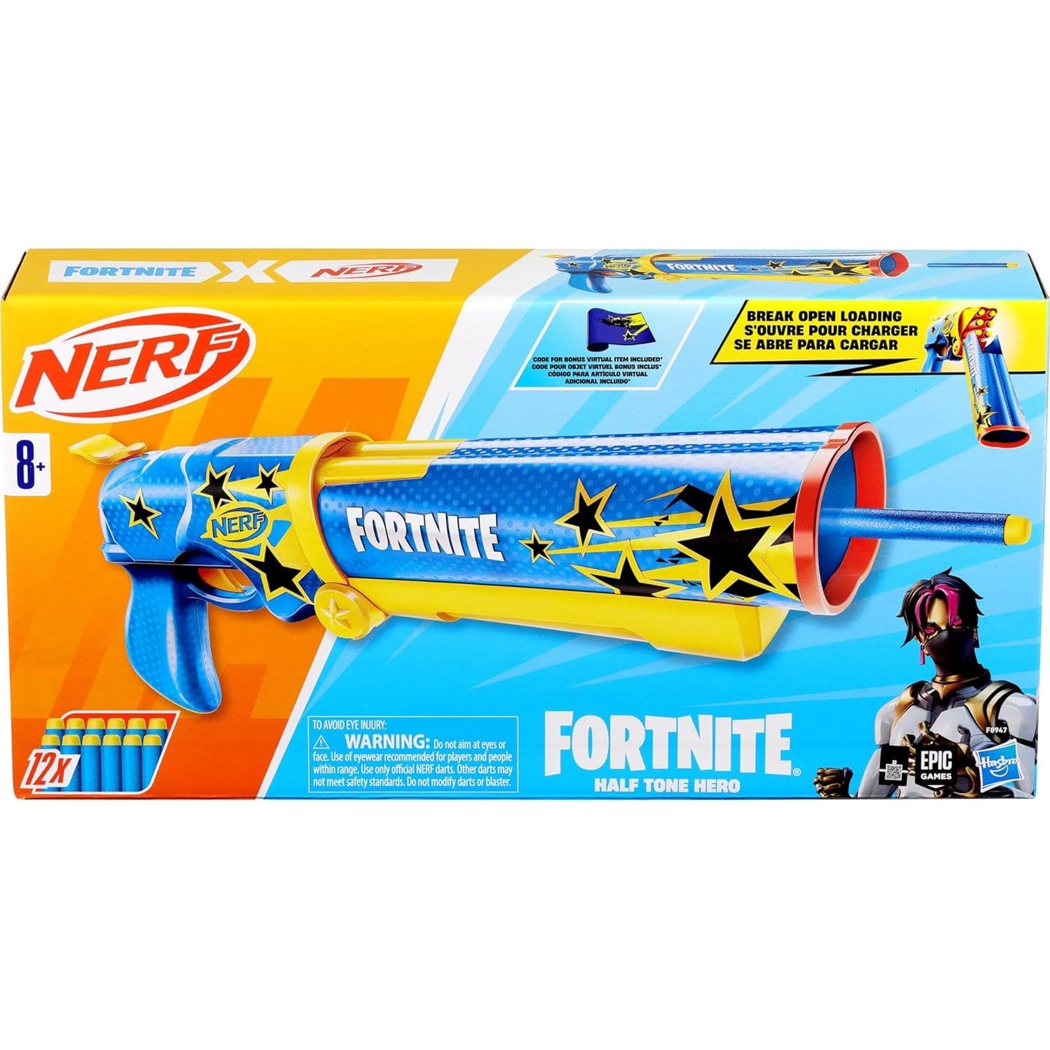 Nerf Fortnite Half Tone Hero Blaster by Hasbro