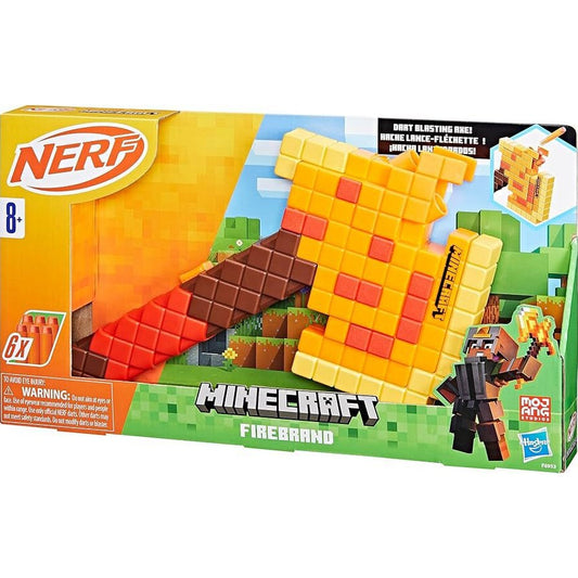 Nerf Minecraft Firebrand, Dart Blasting Axe by PMI