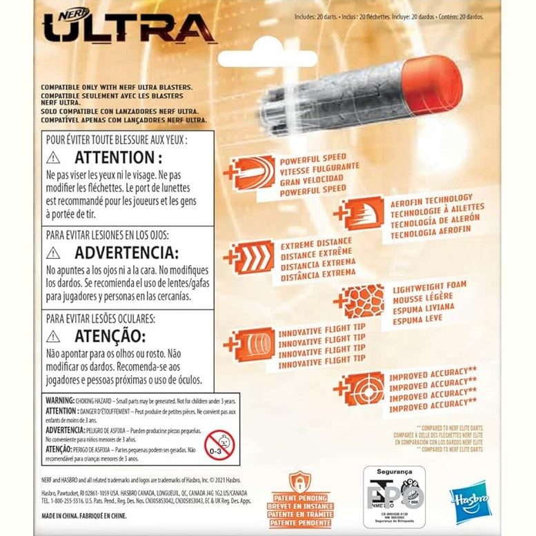 Nerf Ultra One 20-Dart Refill Pack by Hasbro