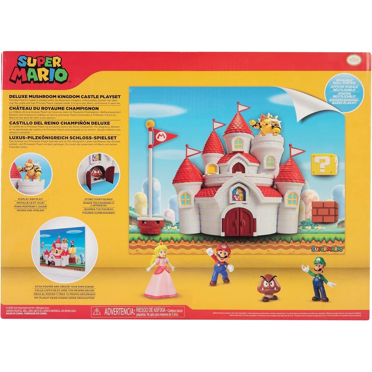 Nintendo Super Mario Mushroom Kingdom Castle by JAKKS Pacific