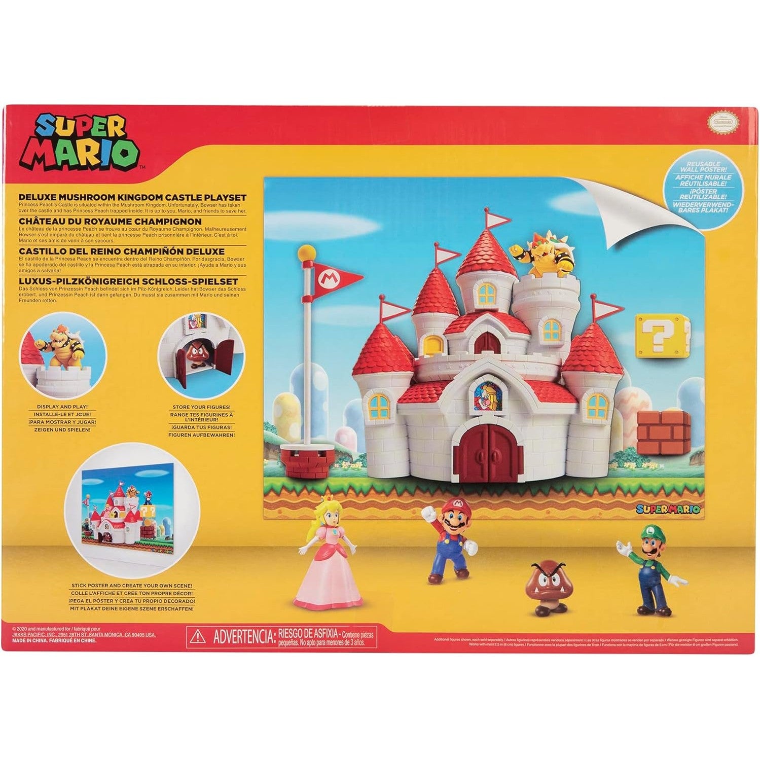 Nintendo Super Mario Mushroom Kingdom Castle by JAKKS Pacific