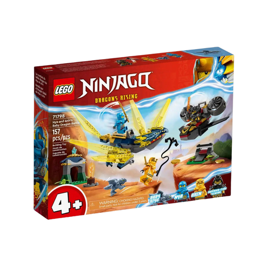 Nya and Arin's Baby Dragon Fight ninjago  (71798)