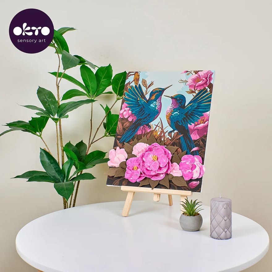 OKTO HUMMINGBIRDS IN LOVE by OKTO