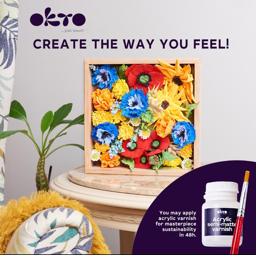 OKTO Wood&Craft DIY Flowers by OKTO