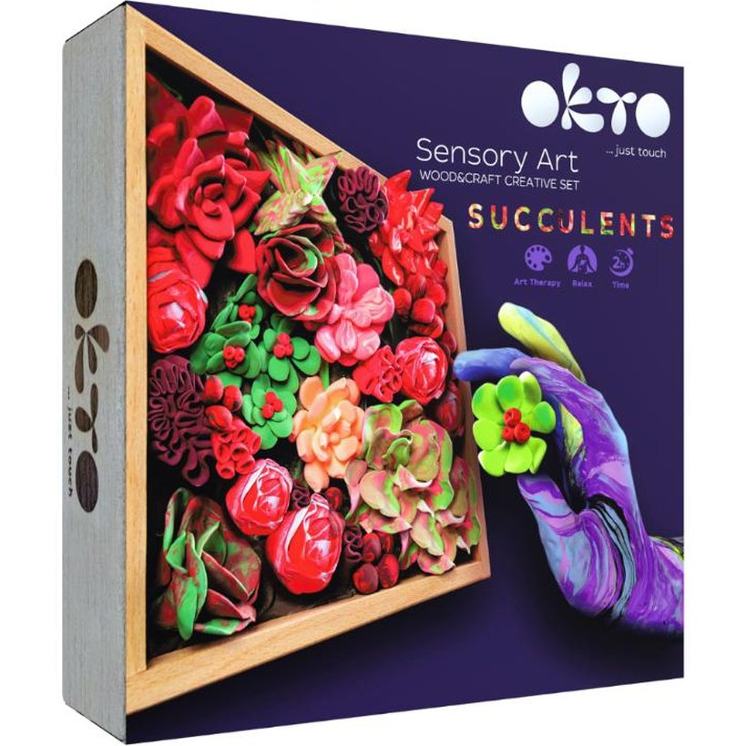 OKTO Wood&Craft DIY Succulents by OKTO