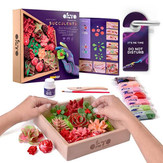 OKTO Wood&Craft DIY Succulents by OKTO