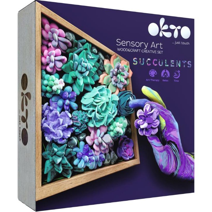 OKTO Wood&Craft DIY Succulents by OKTO