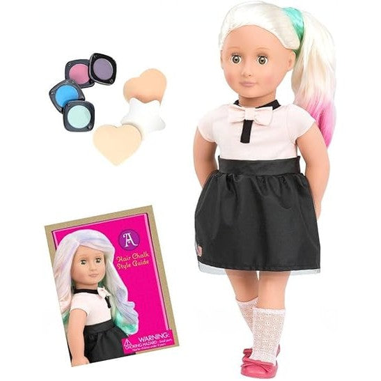 OUR GENERATION AMYA HAIR CHALK DOLL by Our Generation
