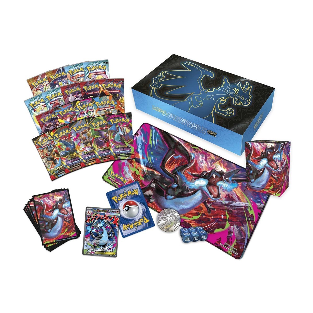Pokémon TCG: Mega Charizard X ex Ultra-Premium Collection by The Pokémon Company