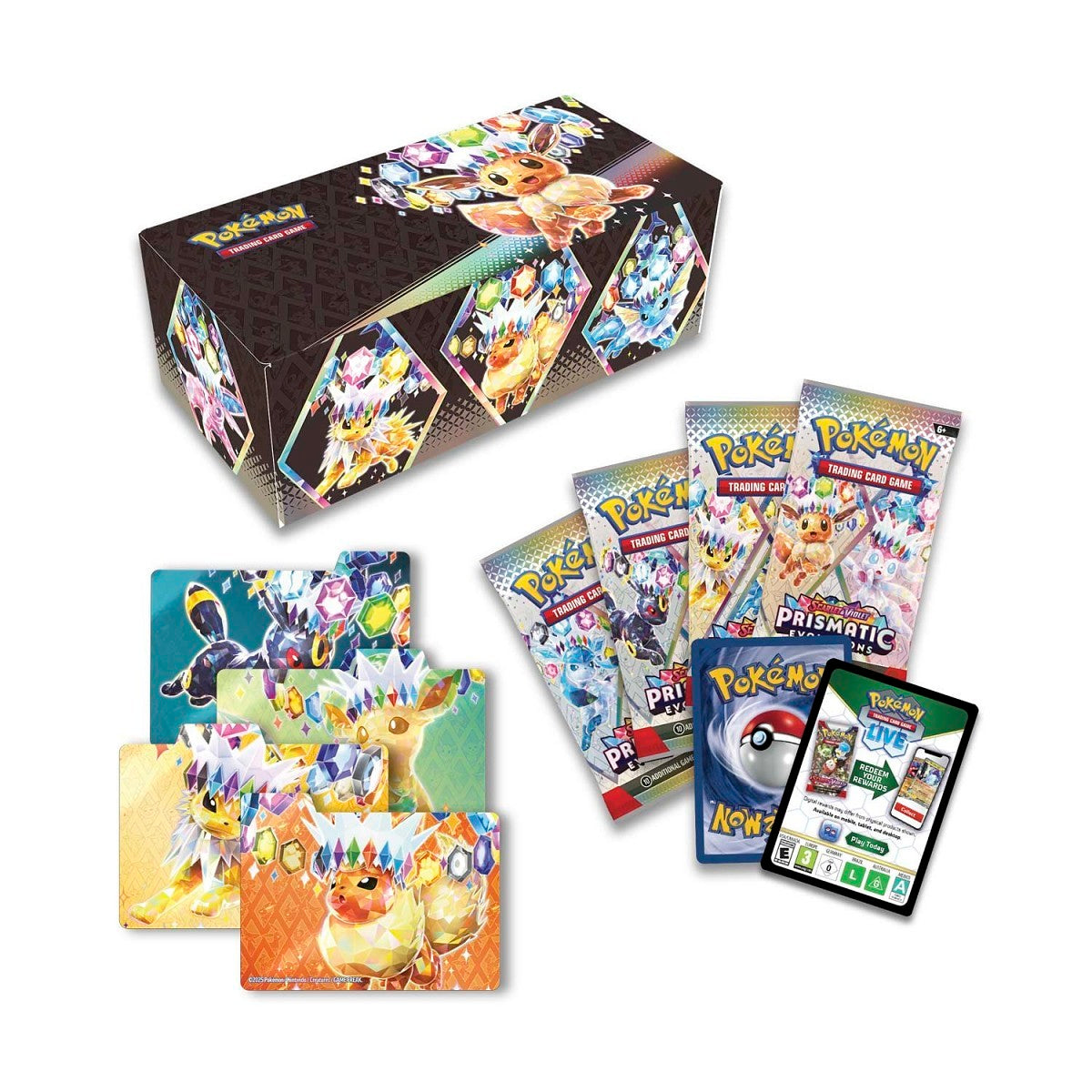 Pokémon TCG Prismatic Evolutions Surprise & Booster Bundle by The Pokémon Company