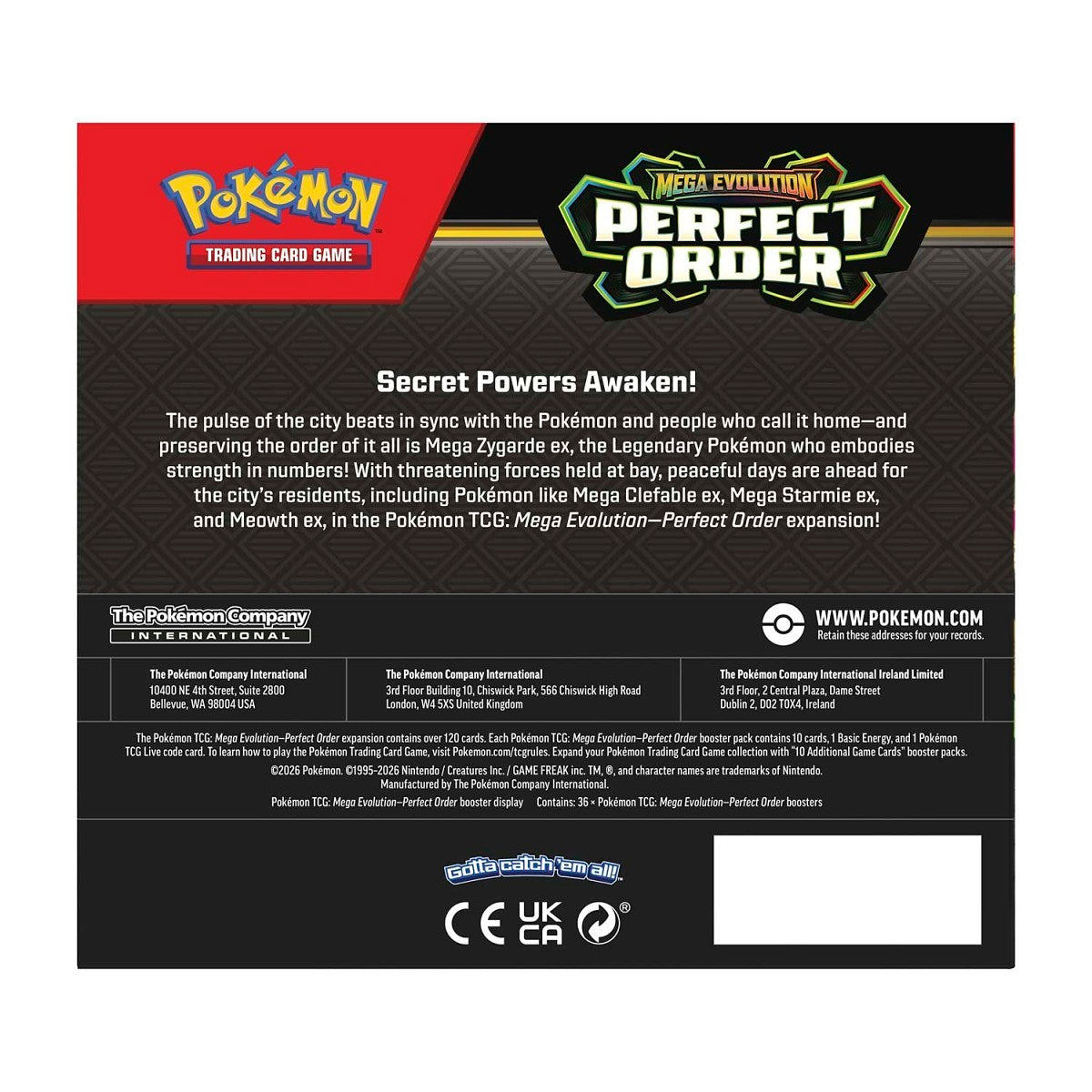 Pokemon TCG Perfect Order Booster Box (Sealed) by Pokemon Company