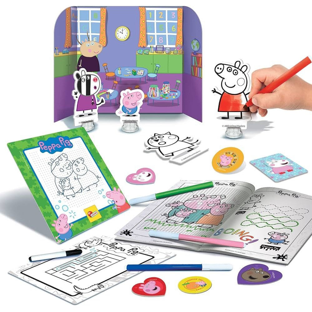 PEPPA PIG COLOURING & DRAWING SCHOOL by Lisciani
